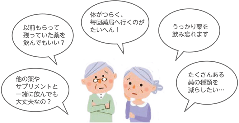 お薬で困った事はありませんか？